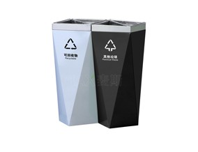 简约菱形果皮箱