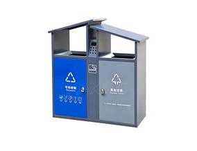 屋檐式复古果皮箱