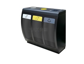 室内透视分类果皮箱