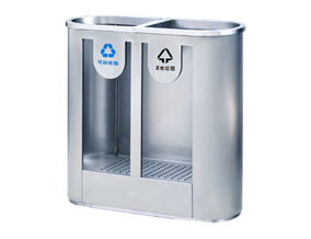 分类透明防爆果皮箱