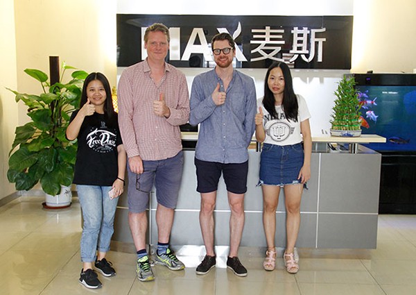 广交会专题瑞典客户Daniel Peter参观麦斯